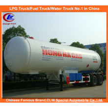 Heavy Duty 2 Axles ASME Standard LPG Gas Tanker Semi Trailers 40.5cbm for Sale